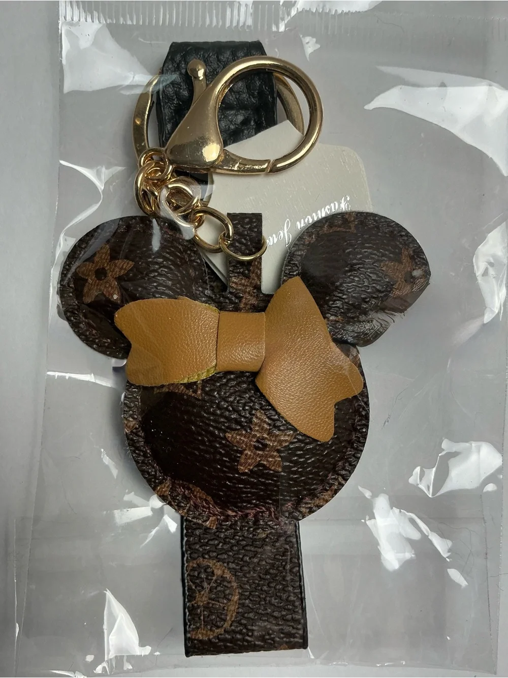 Soft Mouse Bow Cloth Keychain – 4 Colors